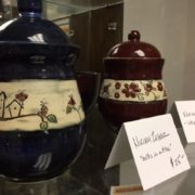 Ceramics - Round jars with lids
