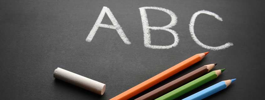 ABC Chalkboard with Colored Pencils- Workshops