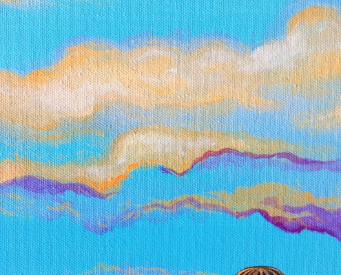 "Skyscape I Detail A" by Sydney Millett