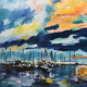 "Sunrise on the Harbor" by Caroline Karp