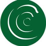 CCC on green circle background