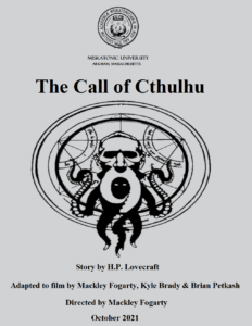 The Call of Cthulhu promo poster