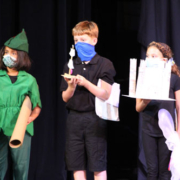 2021 Summer Camp photos of artwork, activities, and the Show & Share from "Off to Never Never Land" week.