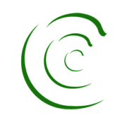 The Center's Cs logo - green