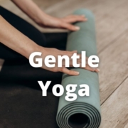 Gentle Yoga class post