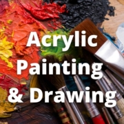 Acrylic Painting & Drawing class post
