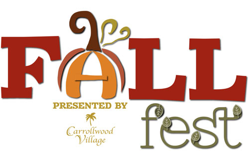 Fall Fest presented by Carrollwood Village HOAs logo - 500x500