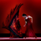 Irene Rodriguez Flamenco in red dress - 500x500