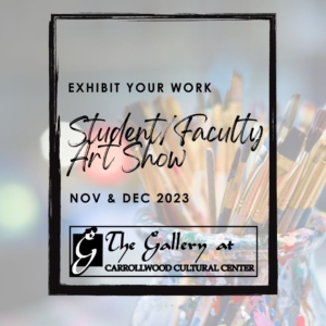 2023 Student Faculty Art Show Call for Art Image