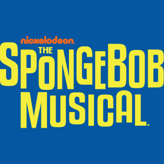 The SpongeBob Musical standard on blue 500x500