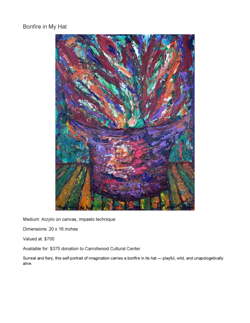 "Bonfire in My Hat" by Hanna Rockocha "Bonfire in My Hat" by Hanna Rockocha